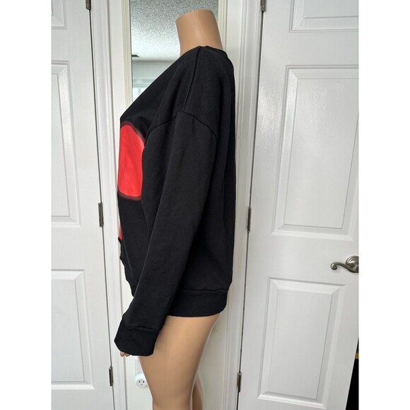 Zara Disney Mickey Mouse Black Multicolored Sweatshirt Size Large NWT - Picture 5 of 8